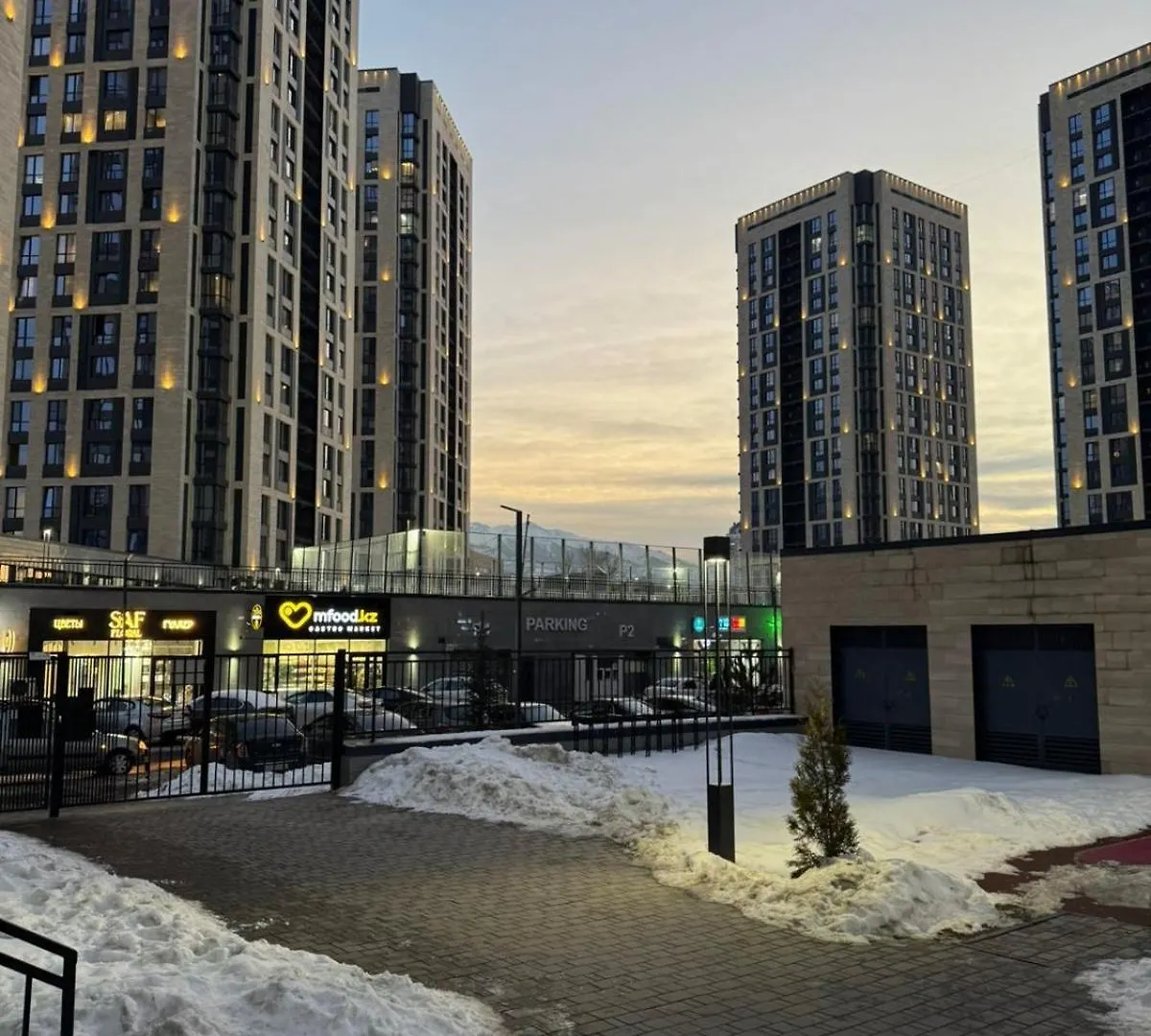 Apartment Двухкомнатная Студия С Роскошным Видом На Горы И На Город Almaty